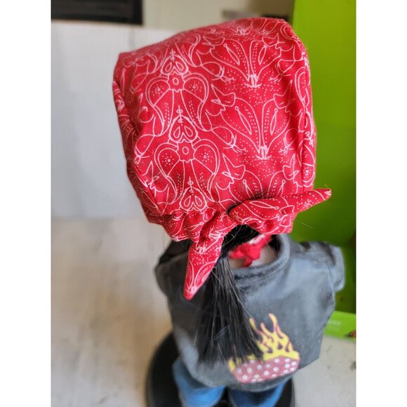 Rockin skeleton AS IS Grim reaper skeleton biker guitar Halloween decor - Picture 11 of 12